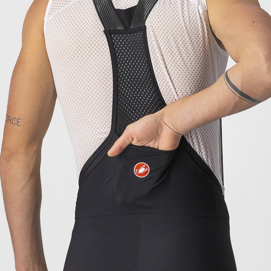 Castelli UNLIMITED ULTIMATE LINER Miesten Shortsit Mustat | RIWG-18657