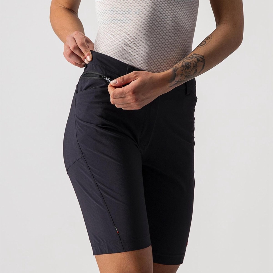 Castelli UNLIMITED WGY Naisten Shortsit Mustat | LYHG-06478