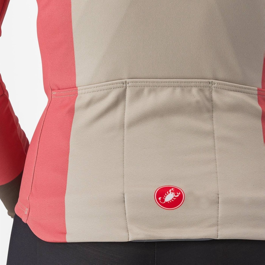 Castelli UNLIMITED W THERMAL Naisten Pelipaita Punainen | PGIE-98652