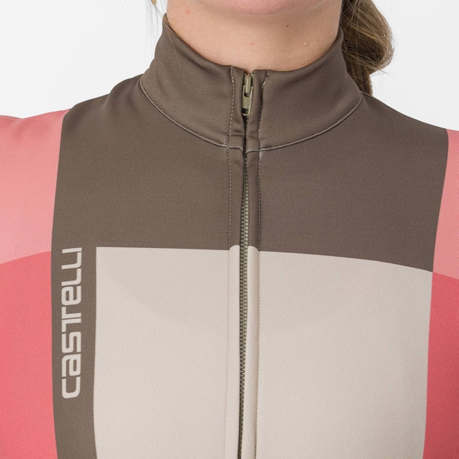 Castelli UNLIMITED W THERMAL Naisten Pelipaita Punainen | PGIE-98652