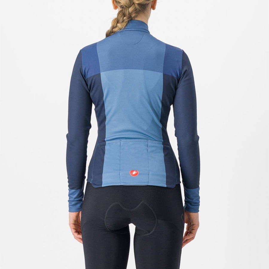 Castelli UNLIMITED W THERMAL Naisten Pelipaita Sininen Sininen | TQIE-04271