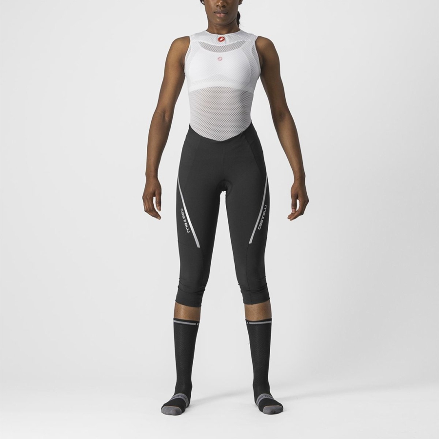 Castelli VELOCISSIMA 3 KNICKER Naisten Leggings Mustat Hopea | WUCS-39047