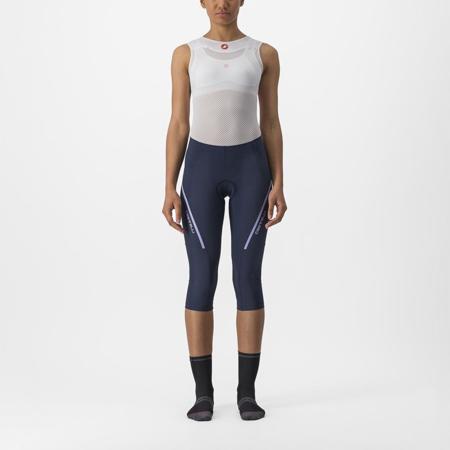 Castelli VELOCISSIMA 3 KNICKER Naisten Leggings Sininen Violetit Valkoinen | JLVN-02198