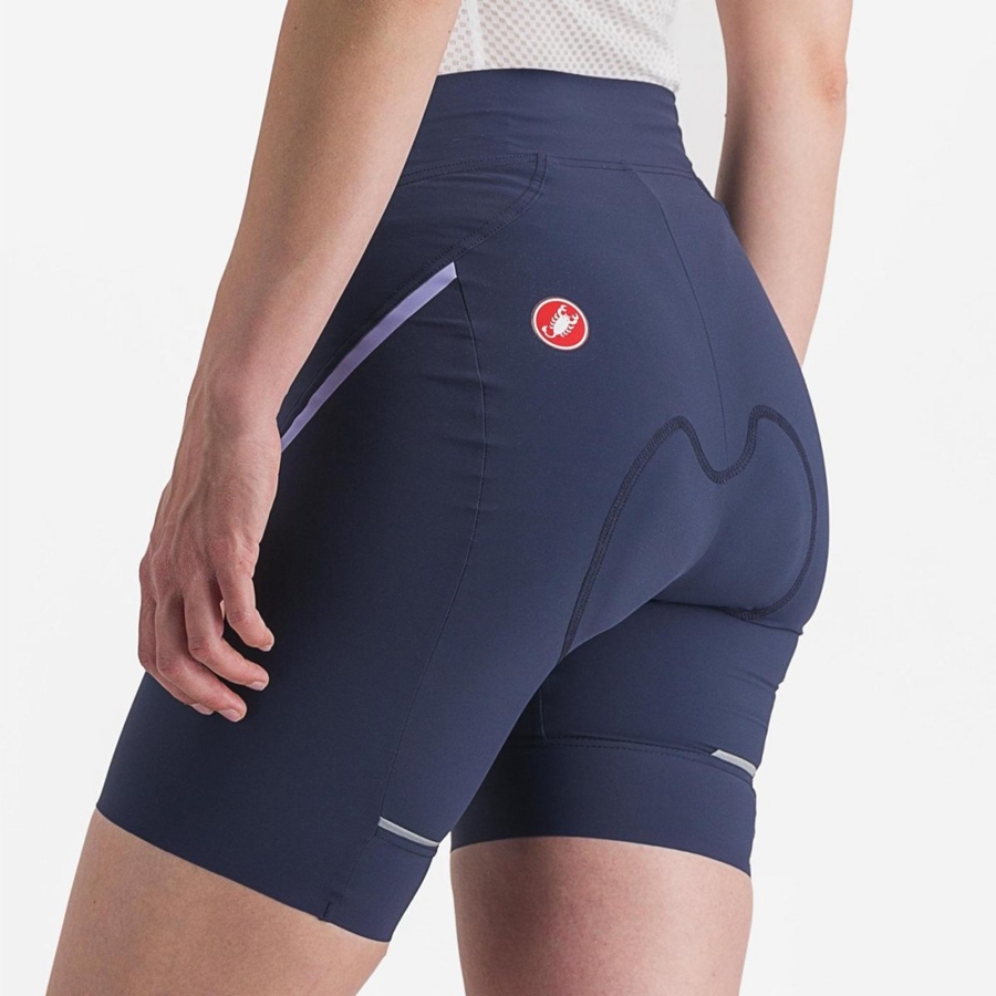 Castelli VELOCISSIMA 3 Naisten Shortsit Sininen Violetit Valkoinen | VYTJ-02794