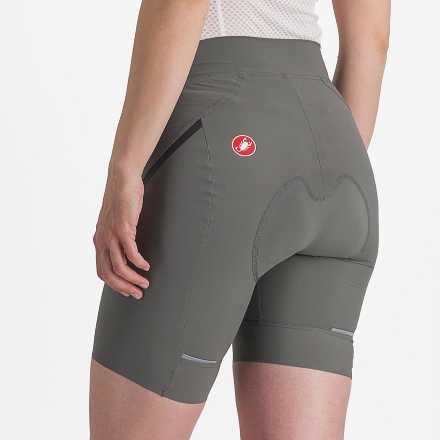 Castelli VELOCISSIMA 3 Naisten Shortsit Harmaat Tummanharmaat | URSN-60781