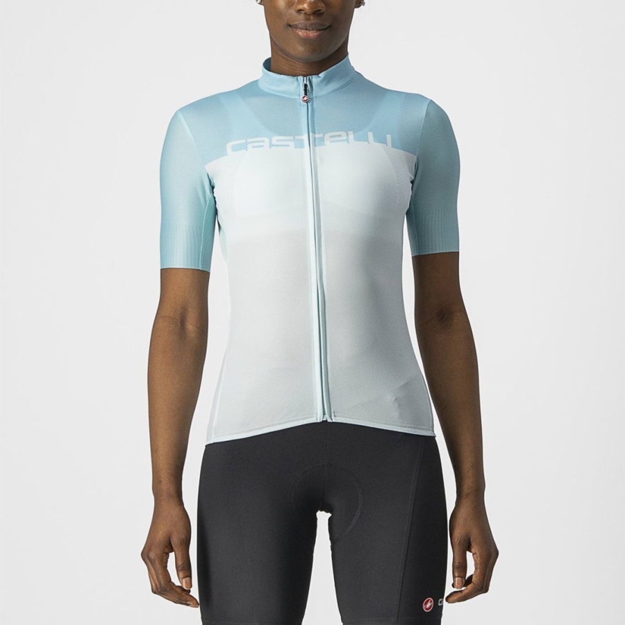 Castelli VELOCISSIMA Naisten Pelipaita Vaalean | TZYD-62395