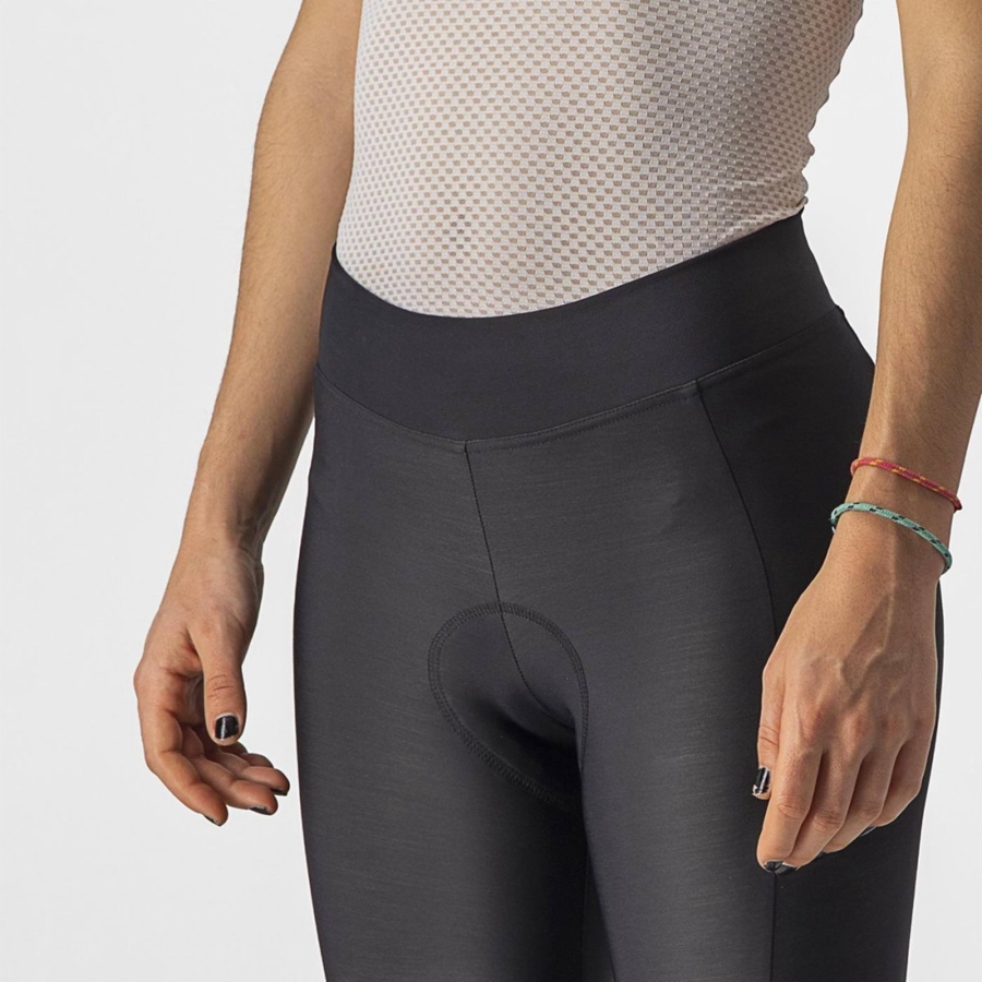 Castelli VELOCISSIMA THERMAL KNICKER Naisten Leggings Mustat Mustat | KSRW-89154