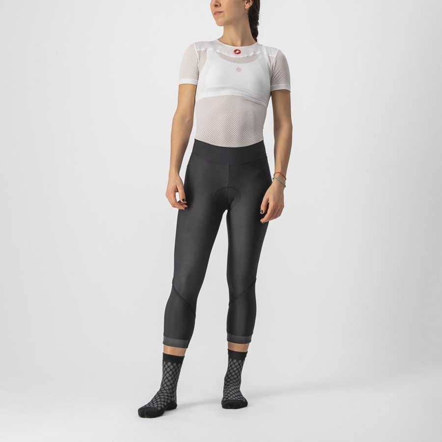 Castelli VELOCISSIMA THERMAL KNICKER Naisten Leggings Mustat Mustat | KSRW-89154