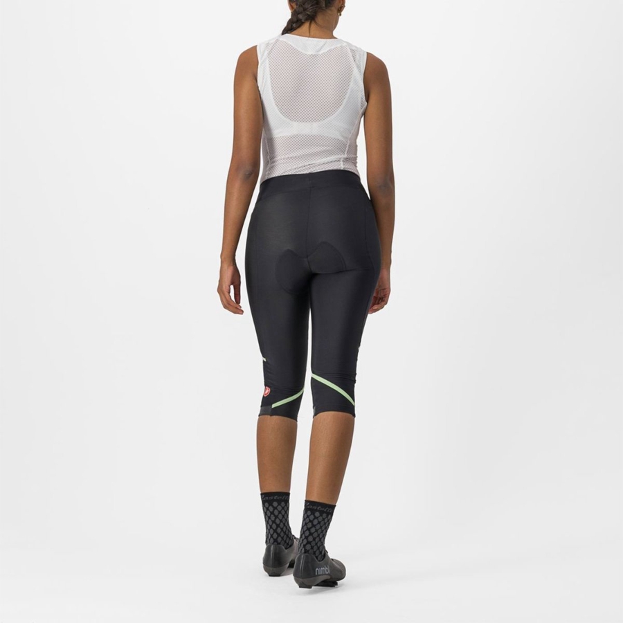 Castelli VELOCISSIMA THERMAL KNICKER Naisten Leggings Mustat Minttu Mustat | HDKA-34628