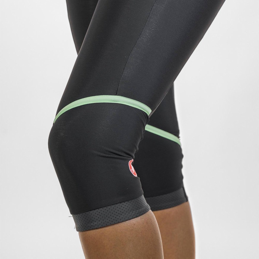 Castelli VELOCISSIMA THERMAL KNICKER Naisten Leggings Mustat Minttu Mustat | HDKA-34628