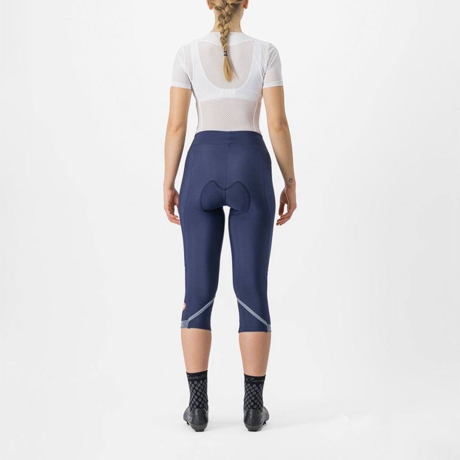 Castelli VELOCISSIMA THERMAL KNICKER Naisten Leggings Sininen Hopea | MKSH-30495