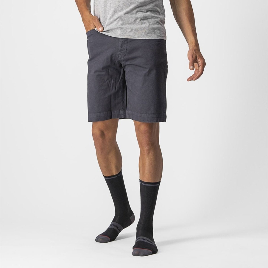 Castelli VG 5 POCKET Miesten Shortsit Tummansininen | ZPWK-82607