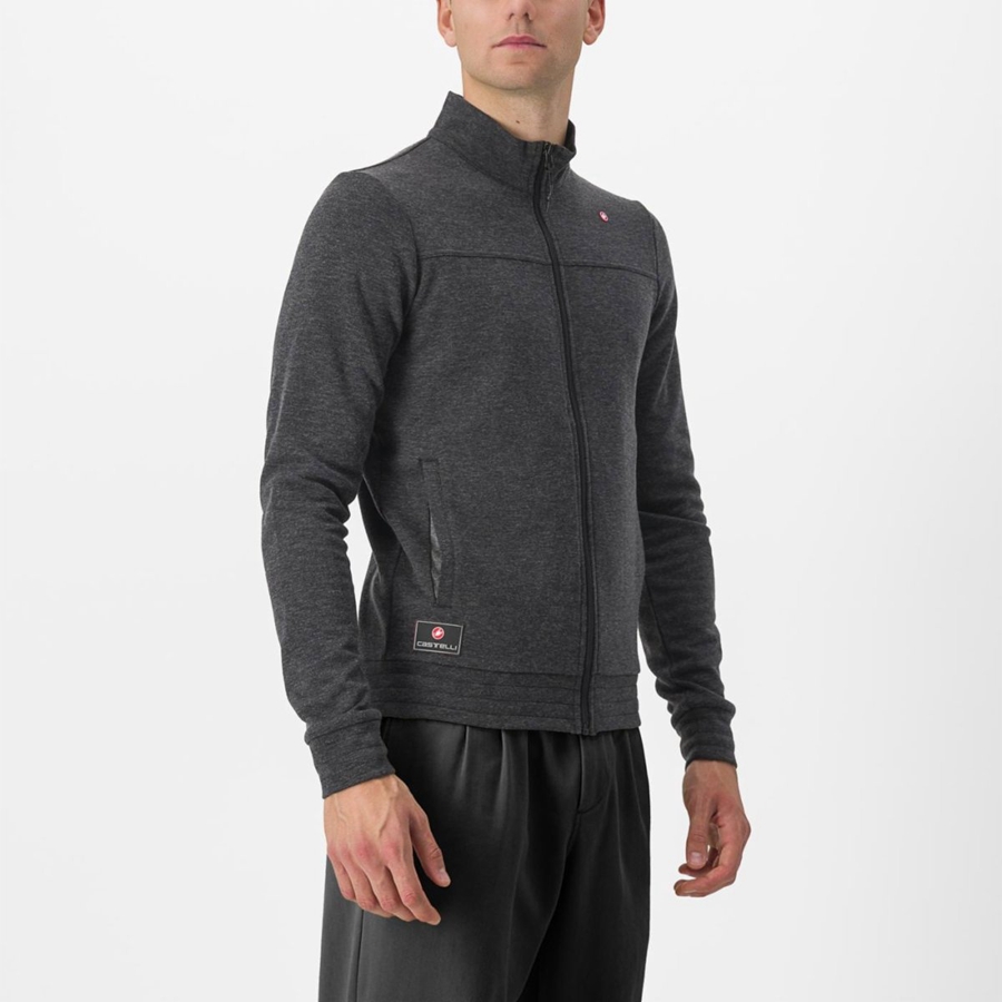 Castelli VIGORELLI TRACK Miesten Casual Tummanharmaat | VDAR-13046