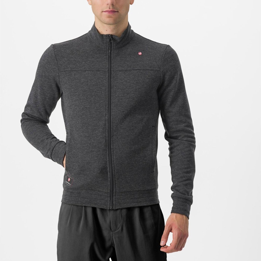 Castelli VIGORELLI TRACK Miesten Casual Tummanharmaat | VDAR-13046